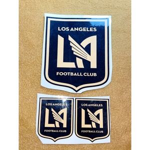 Los Angeles FC LAFC Water Resistant Decals Stickers (pack of 3)